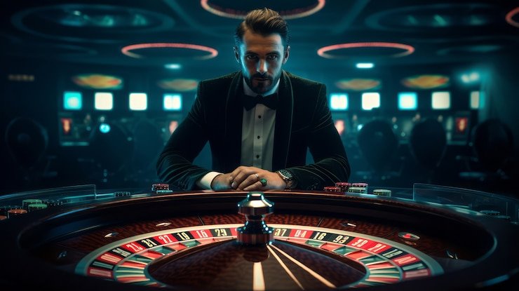 Live Sic Bo dealer shaking cage with three dice during cuan188 round